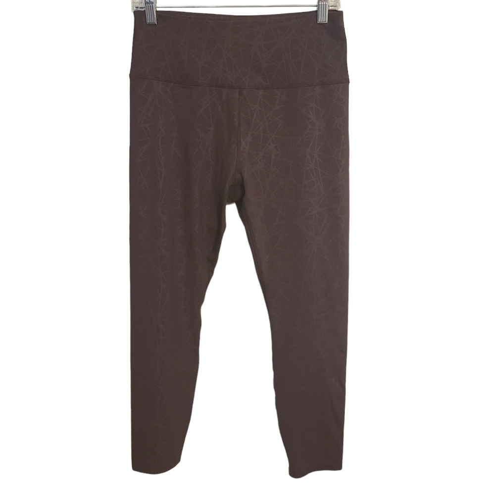 Spyder Active | Women's Maroon Full Length Yoga Leggings (Size Large)
